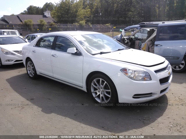 1G1ZD5EU2CF348588 - 2012 CHEVROLET MALIBU 2LT WHITE photo 1