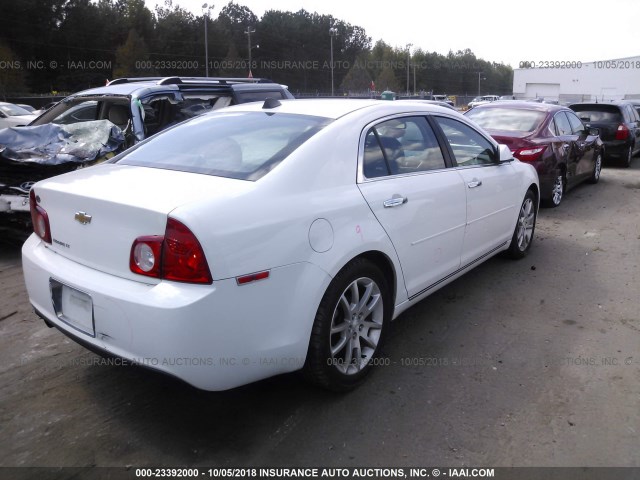 1G1ZD5EU2CF348588 - 2012 CHEVROLET MALIBU 2LT WHITE photo 4