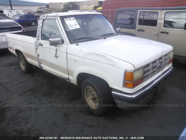 1FTCR10A6MTA51430 - 1991 FORD RANGER WHITE photo 1