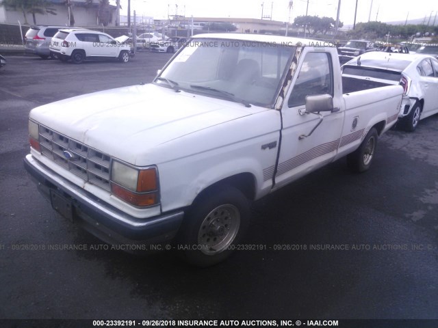 1FTCR10A6MTA51430 - 1991 FORD RANGER WHITE photo 2