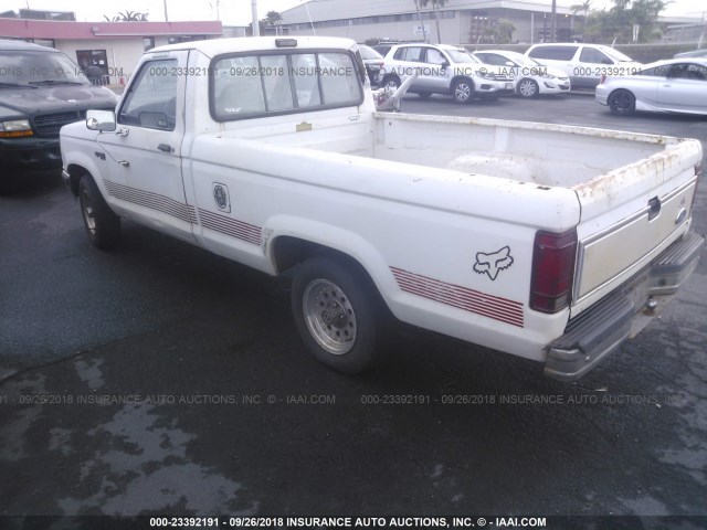 1FTCR10A6MTA51430 - 1991 FORD RANGER WHITE photo 3