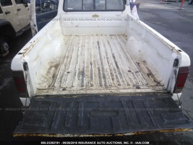 1FTCR10A6MTA51430 - 1991 FORD RANGER WHITE photo 8