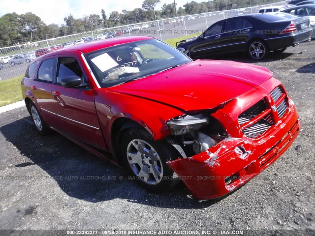 2D4FV47V17H672193 - 2007 DODGE MAGNUM SXT RED photo 1