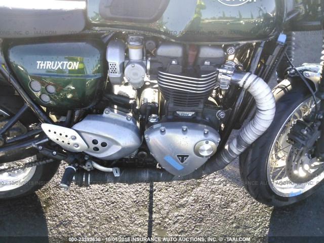 SMTD20HF6GT757886 - 2016 TRIUMPH MOTORCYCLE THRUXTON 1200 GREEN photo 8