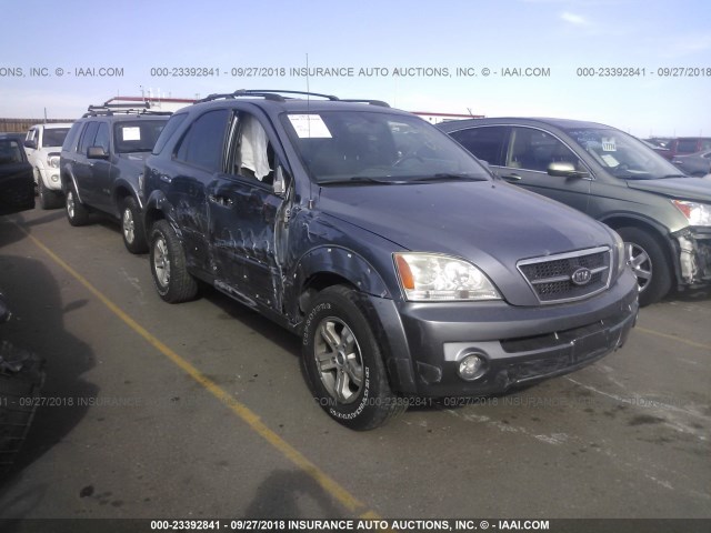 KNDJC733235030473 - 2003 KIA SORENTO EX/LX BLUE photo 1