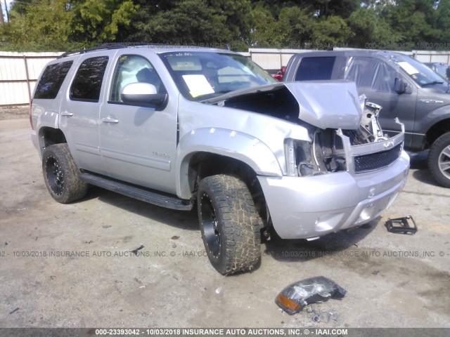 1GNSCBE07DR180817 - 2013 CHEVROLET TAHOE C1500 LT SILVER photo 1