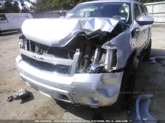 1GNSCBE07DR180817 - 2013 CHEVROLET TAHOE C1500 LT SILVER photo 6