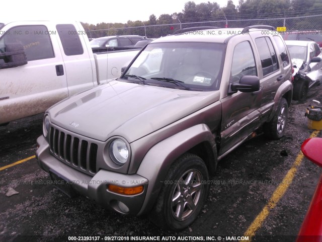 1J8GL58K04W119946 - 2004 JEEP LIBERTY LIMITED GOLD photo 2