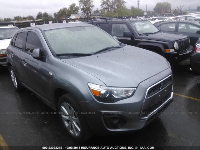 4A4AP3AUXFE018190 - 2015 MITSUBISHI OUTLANDER SPORT ES Pewter photo 1