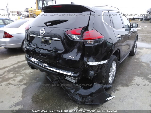 KNMAT2MV8HP566665 - 2017 NISSAN ROGUE S/SV BLACK photo 6