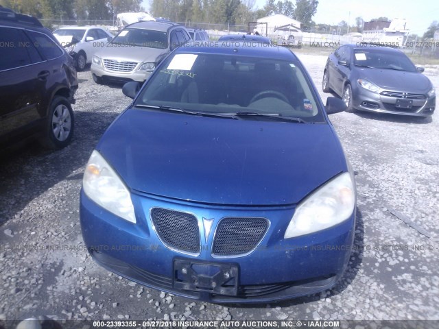 1G2ZH558264181295 - 2006 PONTIAC G6 GT BLUE photo 6