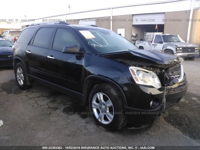 1GKKRPEDXCJ143348 - 2012 GMC ACADIA SLE BLACK photo 1