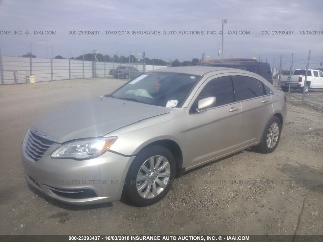 1C3CCBBB7DN595053 - 2013 CHRYSLER 200 TOURING GOLD photo 2