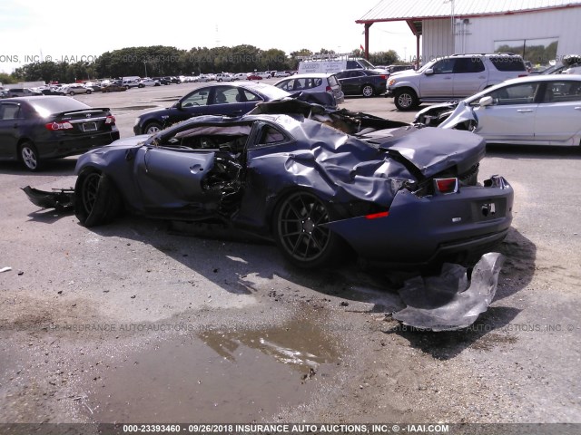 2G1FL1EP1D9806821 - 2013 CHEVROLET CAMARO ZL1 蓝色 照片 3