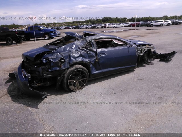 2G1FL1EP1D9806821 - 2013 CHEVROLET CAMARO ZL1 蓝色 照片 4