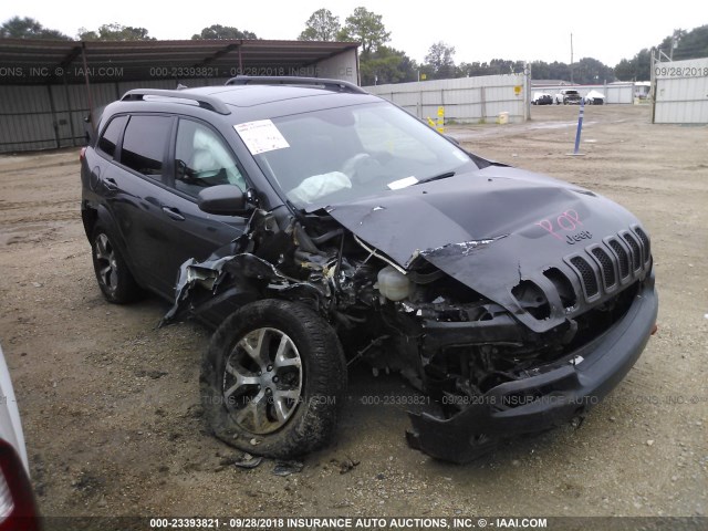 1C4PJMBS9FW615900 - 2015 JEEP CHEROKEE TRAILHAWK BLACK photo 1