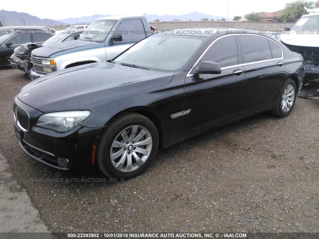 WBAKC8C55BC431874 - 2011 BMW 750 LXI BLACK photo 2