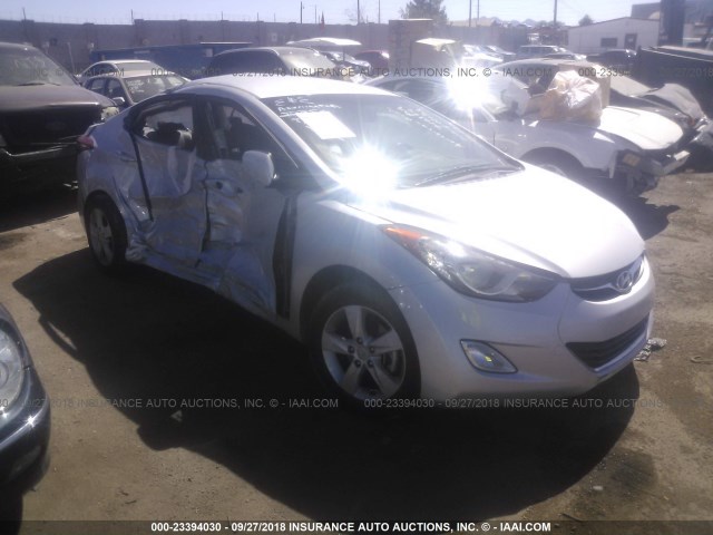 KMHDH4AE1DU531973 - 2013 HYUNDAI ELANTRA GLS/LIMITED SILVER photo 1