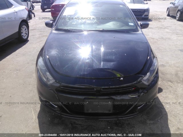 1C3CDFBB9ED866562 - 2014 DODGE DART SXT BLACK photo 6