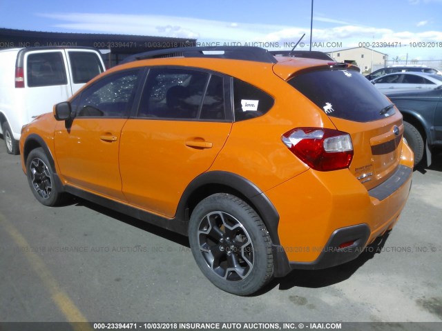 JF2GPACC9D1803669 - 2013 SUBARU XV CROSSTREK 2.0 PREMIUM ORANGE photo 3