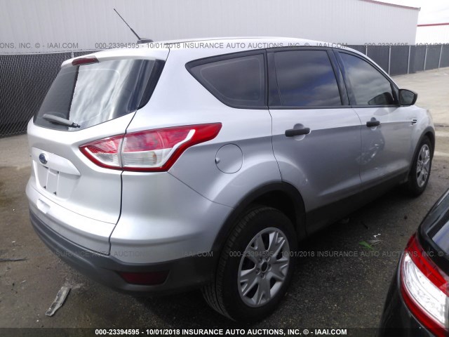 1FMCU0F75GUB58600 - 2016 FORD ESCAPE S SILVER photo 4