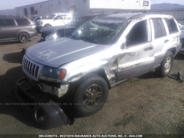 1J4GW48S34C253936 - 2004 JEEP GRAND CHEROKEE LAREDO/COLUMBIA/FREEDOM 银色 照片 2