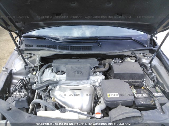 4T1BF1FK5GU243369 - 2016 TOYOTA CAMRY LE/XLE/SE/XSE GRAY photo 10