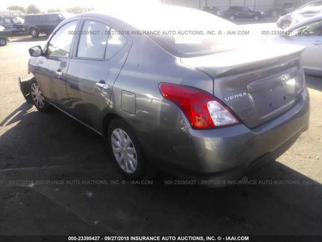 3N1CN7AP1GL860539 - 2016 NISSAN VERSA S/S PLUS/SV/SL GRAY photo 3