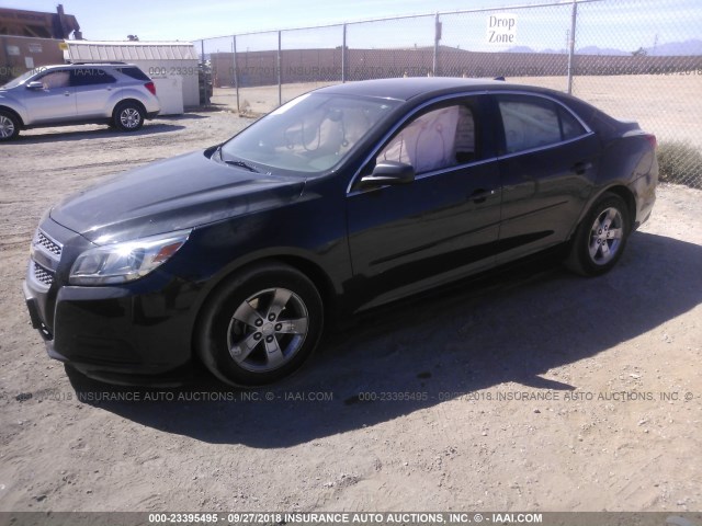 1G11B5SA4DF130876 - 2013 CHEVROLET MALIBU LS 黑色 照片 2