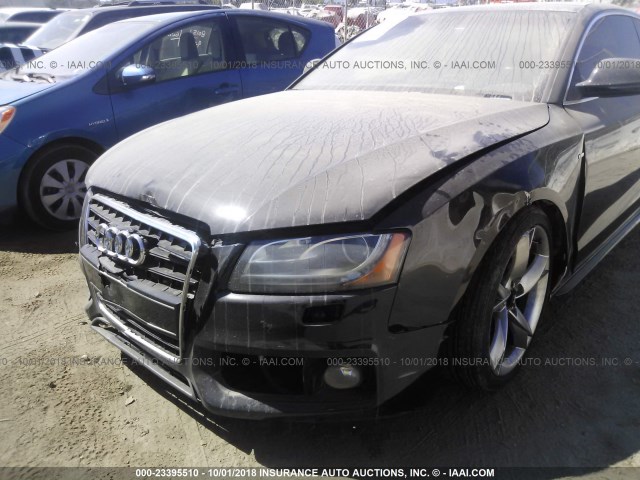 WAUDK78T98A025923 - 2008 AUDI A5 QUATTRO BLACK photo 6