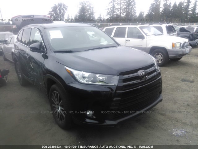 5TDJZRFH5JS529177 - 2018 TOYOTA HIGHLANDER SE/XLE BLACK photo 1