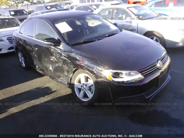 3VWLL7AJ7DM271755 - 2013 VOLKSWAGEN JETTA TDI BLACK photo 1