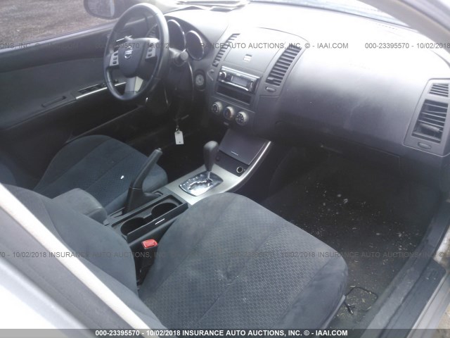 1N4AL11E86N412793 - 2006 NISSAN ALTIMA S/SL SILVER photo 5