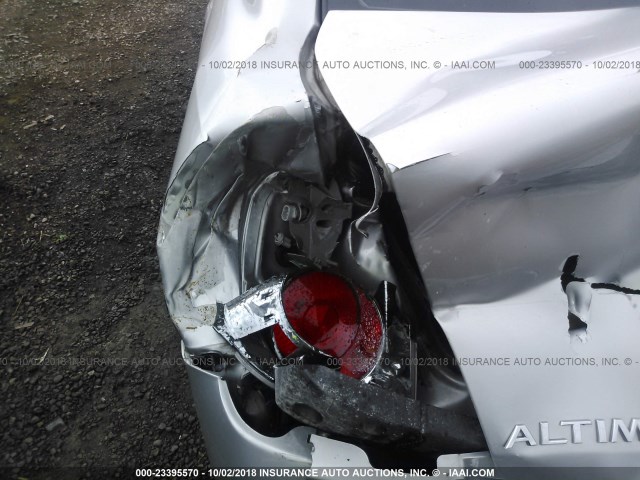 1N4AL11E86N412793 - 2006 NISSAN ALTIMA S/SL SILVER photo 6