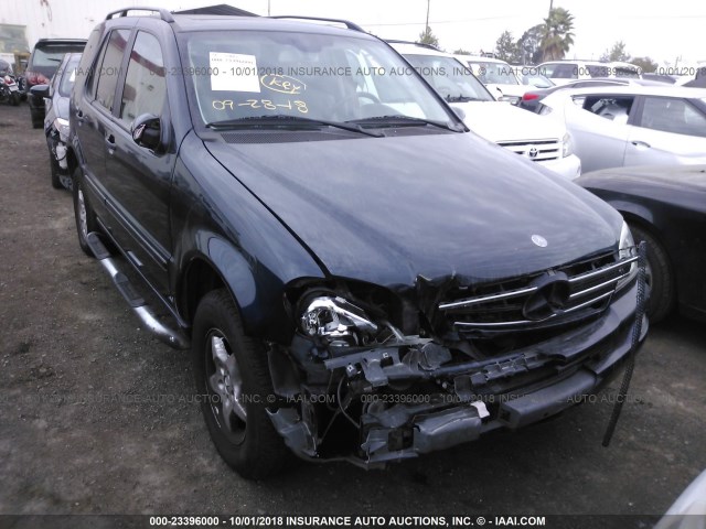 4JGAB54E32A293807 - 2002 MERCEDES-BENZ ML 320 BLACK photo 1