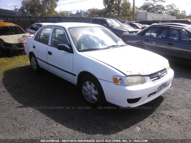 1NXBR12E51Z423479 - 2001 TOYOTA COROLLA CE/LE/S WHITE photo 1