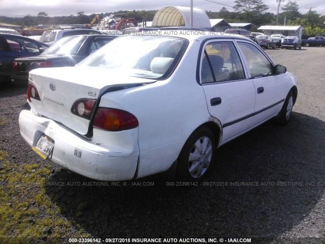 1NXBR12E51Z423479 - 2001 TOYOTA COROLLA CE/LE/S WHITE photo 4