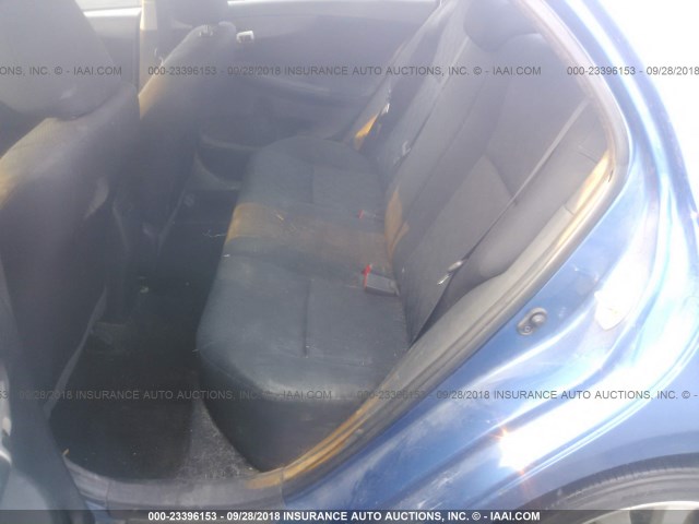 1NXBU40E49Z045993 - 2009 TOYOTA COROLLA S/LE/XLE BLUE photo 8