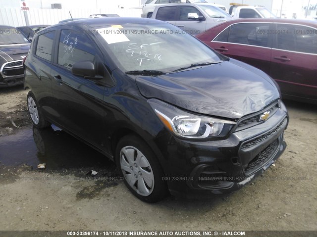 KL8CB6SA2JC468532 - 2018 CHEVROLET SPARK LS BLACK photo 1