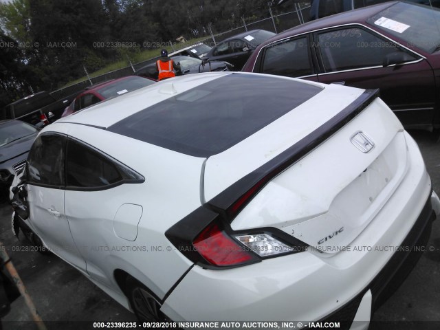 2HGFC3B79JH350349 - 2018 HONDA CIVIC EXL WHITE photo 3