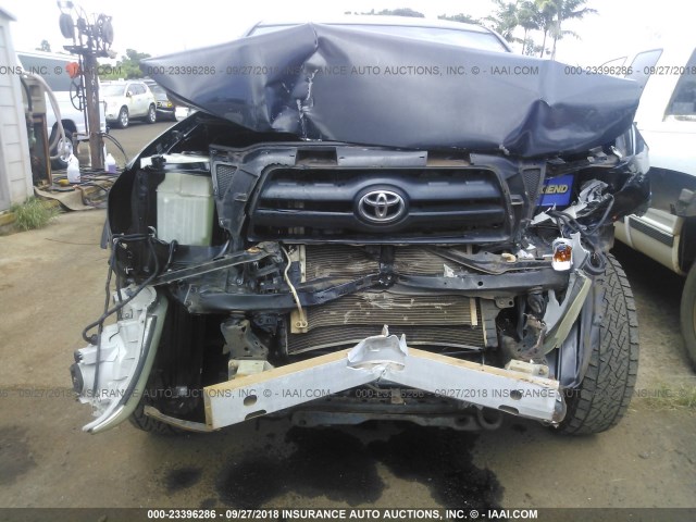 5TELU42N77Z411391 - 2007 TOYOTA TACOMA DOUBLE CAB 蓝色 照片 6