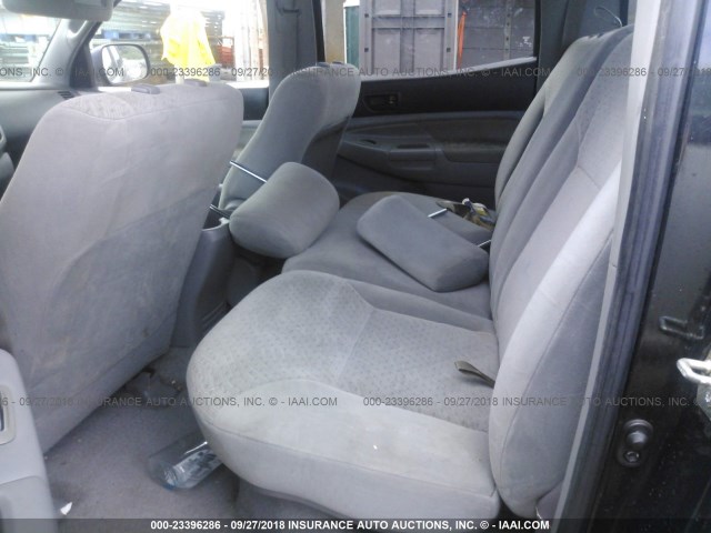 5TELU42N77Z411391 - 2007 TOYOTA TACOMA DOUBLE CAB 蓝色 照片 8