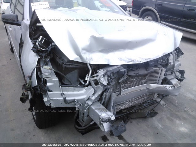 1G11B5SL5EF106914 - 2014 CHEVROLET MALIBU LS 银色 照片 6