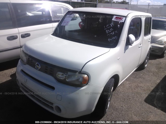 JN8AZ2KRXAT151756 - 2010 NISSAN CUBE WHITE photo 2