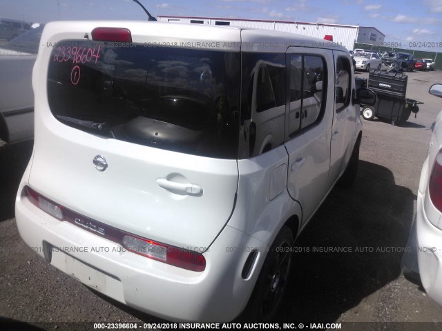 JN8AZ2KRXAT151756 - 2010 NISSAN CUBE WHITE photo 4