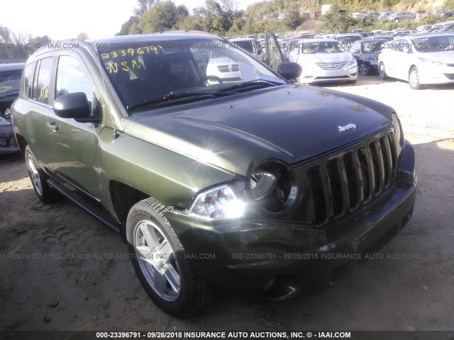 1J8FF47W98D657810 - 2008 JEEP COMPASS SPORT GREEN photo 1