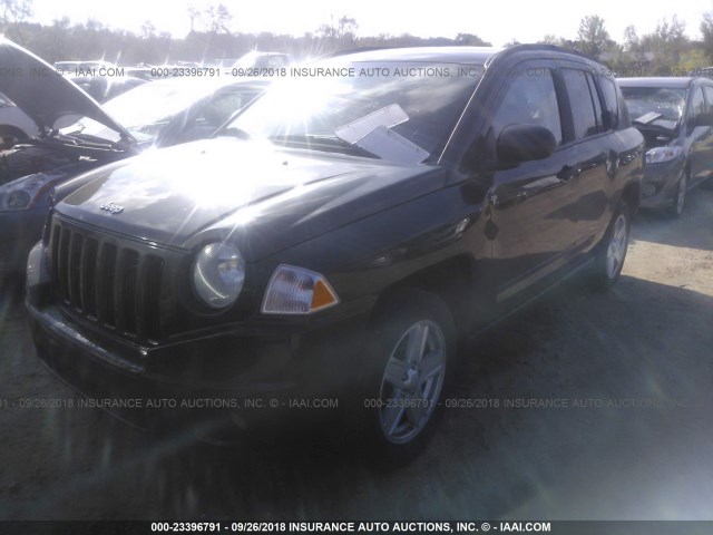 1J8FF47W98D657810 - 2008 JEEP COMPASS SPORT GREEN photo 2