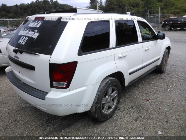 1J8GR48K27C657269 - 2007 JEEP GRAND CHEROKEE LAREDO/COLUMBIA/FREEDOM WHITE photo 4