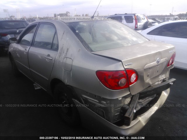 1NXBR32E17Z766469 - 2007 TOYOTA COROLLA CE/LE/S TAN photo 3