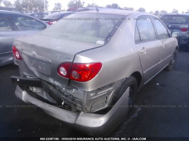 1NXBR32E17Z766469 - 2007 TOYOTA COROLLA CE/LE/S TAN photo 4